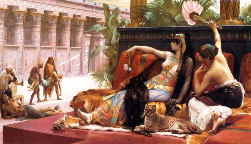 Alexandre Cabanel Cleopatre essayant des poisons sur des condamnes a mort